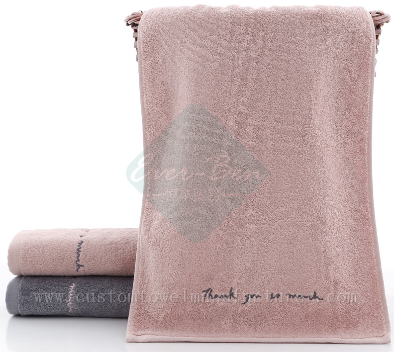 China EverBen personalised beach towels Producer Custom Logo Hand Towels Factory